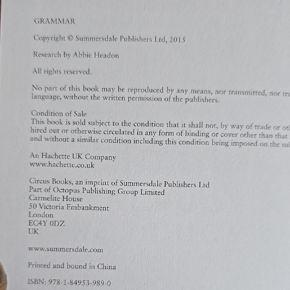 Red Grammar Book - Picture 3 of 5
